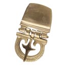 Small Ornate Belt Buckle, Brass