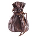 Big Leather Pouch, brown
