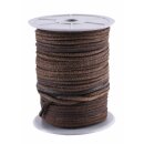 Leather string, square, 2.8 mm, various colours, 50 m