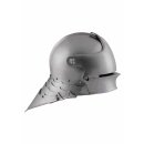 German Sallet, circa 1490, 1.6 mm steel with leather liner