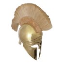 Italo-Corinthian Helmet with Plume, 1.3 mm Brass