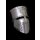 Crusader Templar Helmet, circa 1200 AD, 1.6 mm steel, with leather liner