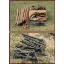 Roman Army Tent, Leather, Complete Set