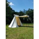 Saxon Trade Tent, 4 x 2.5 m, 425 gsm, natural colour