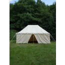 Knights Tent Markward, 6 x 4 m, 425 gsm, natural colour