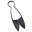 scissors with leather pouch, medium size