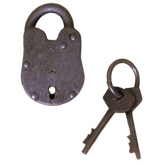 Small Padlock with two keys