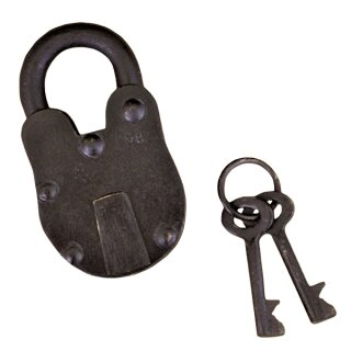 Mid-sized Padlock with two keys