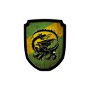 Wappenschild Drache grün
