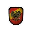 Wappenschild Adler rot