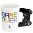 GAME OVER Gamecontroller geformter Henkel Tasse aus...