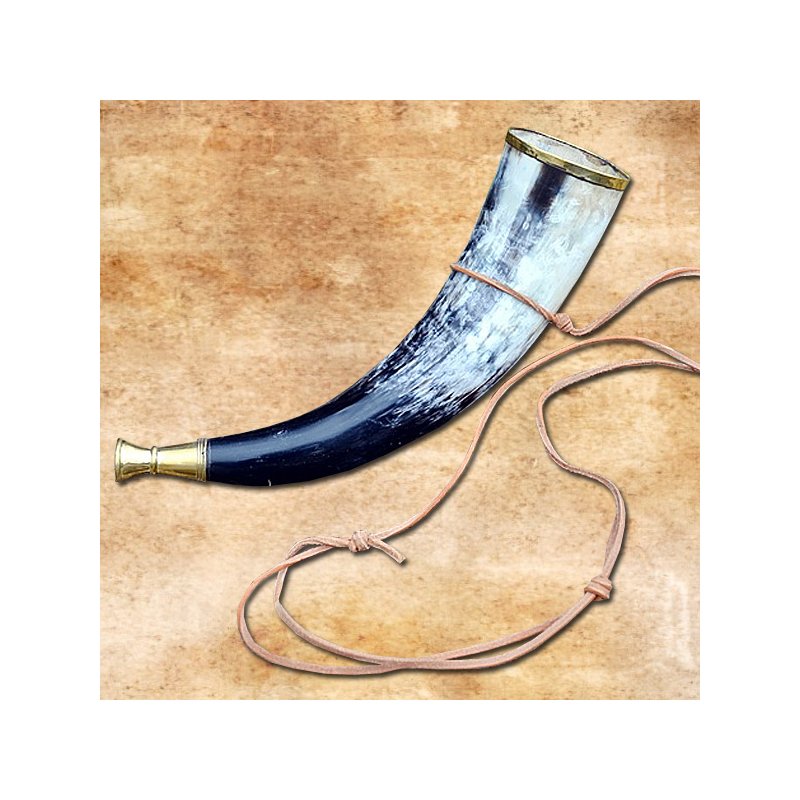 Calling Horn, small + mouth piece, bronze, 34,99