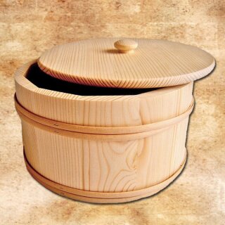 Wooden Pot with Lid