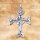 Keltenamulett Aaran Kreuz, silber