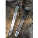 Medieval Broad Sword with scabbard, decoration sword