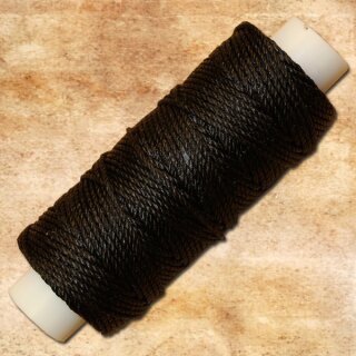 Leather Waxed Thread,black