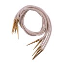 Braided Cords, Pack of 5, natural-coloured