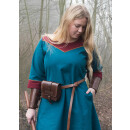 Medieval Dress Gesine, Canvas, teal blue