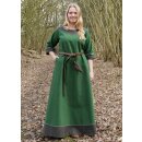 Medieval Dress Gesine, Canvas, green