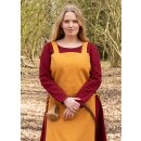 Viking Apron Dress, Overdress Tinna, mustard yellow