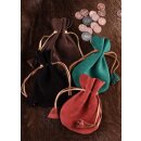 Suede Leather Pouch, Small Coin Pouch, various colours 