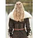 Shoulder Fur made of Lambskin, white
