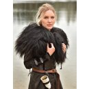 Shoulder Fur made of Nordic Sheepskin, black