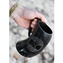 Horn Beer Mug / Tankard - Yggdrasil (individual packing)