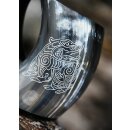 Horn Beer Mug / Tankard - Dragon (Our design! Individual packing, IMG9085)