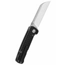 Penguin, 154CM stonewashed blade, Black Ti Frag handle
