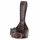 Leder Hornhalter für Trinkhorn, mit Schnalle, dunkelbraun, versch. Größen