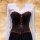 Leather Bodice Black-red