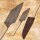 Small Seax Knife, Damascus steel blade, scabbard