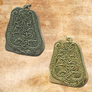 Runestone Amulet 57 - bronze