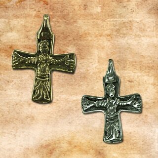 Viking Cross Pendant 17 -Silver
