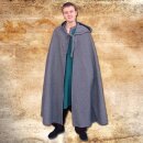 Cape with hood - grey