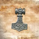 Thors Hammer Face 3 Silver