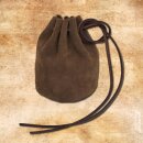 Leather pouch, large - black