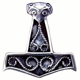 Anhänger Thors Hammer - Silber