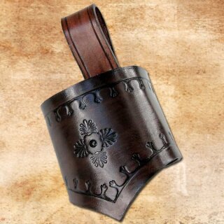 Decorated Weapon Holder LARP brown