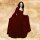 Velveteen Dress with lacing cords, winered