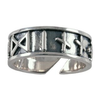 Rune Ring 33 Odin - silver 60-70