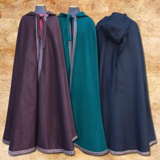 Woolen cloak with bordure