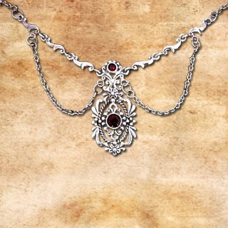 Necklace with real Garnet Stones 3